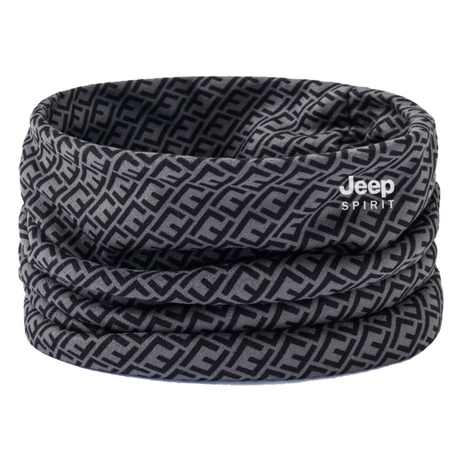 JEEP SPIRIT Women's Winter Warm and Cold Warm Neck Warmer Men's New Outdoor Cycling Windproof Senior Scarf Women's Dark Gray One Size