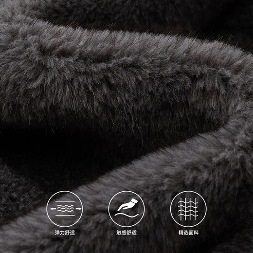 Woodpecker (TUCANO) velvet leather jacket men's new winter fur collar thickened warm and cold-proof leather jacket middle-aged and elderly dad casual jacket