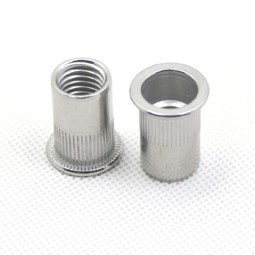 Xu ordered 304 stainless steel rivet nut flat head pull cap anchor M3M4M5M6M8M10M12 size countersunk head rivet M3 flat head 10 pieces