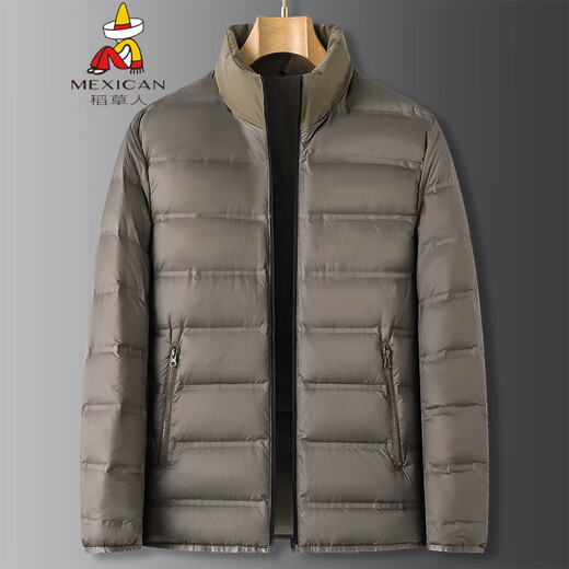 Scarecrow Fat Brother 2025 Plus Size Men's Three-in-One Down Jacket Large Size Loose Removable Liner Down Jacket Black XL