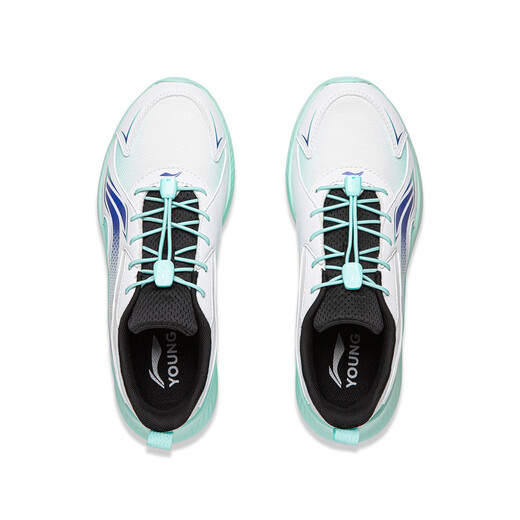 Li Ning (LI-NING) Lingyue 2 V3 | shock-absorbing running shoes for teenagers and men new rebound versatile fashion sports shoes Island Blue/Bright Blue-3 34