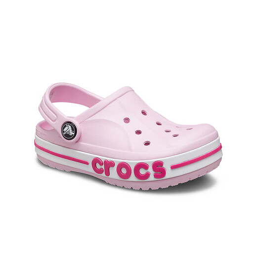 Crocs (CROCS) Baya Crocban children's clog shoes beach shoes boys and girls toe-cap slippers/207018/207019 ballet pink/candy pink-6TG 35 (215mm)