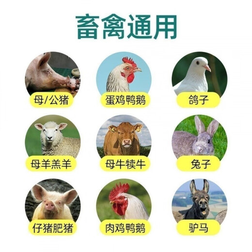 OIMG veterinary livestock and poultry multivitamin powder pigs, horses, cattle, sheep, chickens, ducks and geese feed additives premixed feed 6.99 yuan per bag