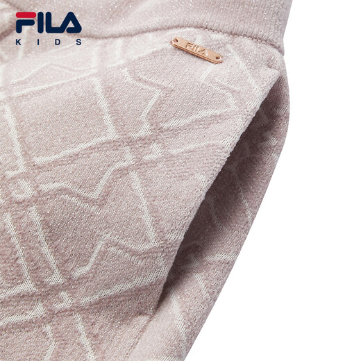 FILA children's shorts 2026 spring new style for girls, middle and large children, casual inner wear, woolen knitted trousers, full print 2-ZB 160