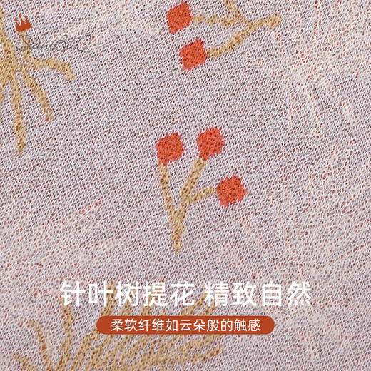 SaintBuD Spring and Autumn Baby Jumpsuit Mulberry Silk Cashmere Newborn Baby Jacket Warm Outing Clothes Flower Shadow Gray 66cm