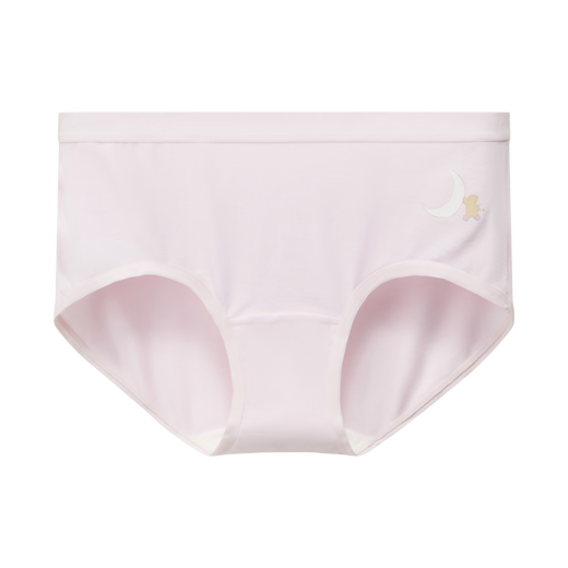 Like uu Trial Modal Children's Underwear Single Pack Antibacterial Class A Briefs for Boys and Girls Girls - Spring Peach Pink 160 (Suitable for 155-165cm 90-110Jin Jin equals 0.5kg)