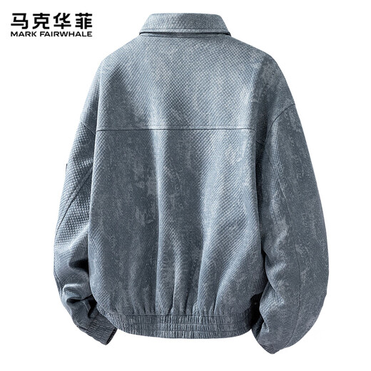 MARK FAIRWHALE jacket men's winter American retro workwear jacket men's high-end casual top dark blue XL