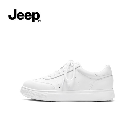 Jeep casual style sneakers for women 2026 spring and summer new style retro simple white shoes light soft sole not tired feet women's shoes white 35