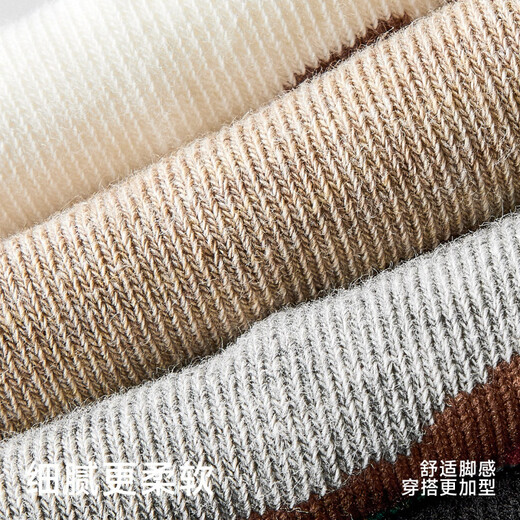 Pami socks women's spring and autumn mid-calf socks 2025 new cute dachshund puppy white short socks with Birkenstock socks Dachshund puppy-pack 5 pairs