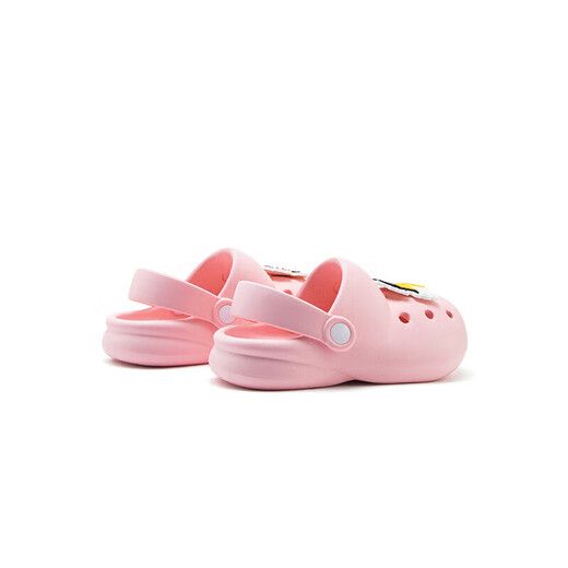 Snoopy (SNOOPY) 50% off Children's Shoes Children's Crocs Baby Slippers Indoor and Outdoor Home Shoes Boys and Girls Beach Soft Pink 20-21 Foot Length 14.0-14.7cm
