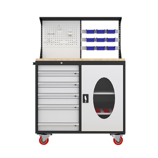 3AAA workshop mobile drawer hardware cart with hanging plate tool holder customized cold rolled steel 1 ton 70KG