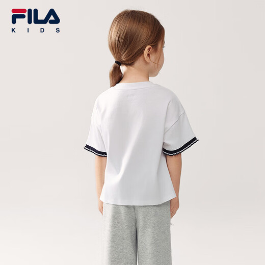 FILA children's clothing short T-shirt 2026 spring girls short-sleeved T-shirt