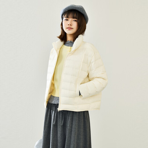 Nishimachi Village House (SETIROM) Nishimachi Village House Korean 90 White Duck Down Jacket Women's 2025 Winter New Short Down Jacket XHAD10982 Off-White One Size