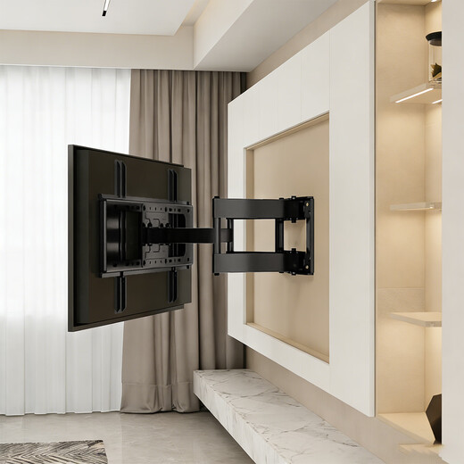 ProPre TV telescopic rack (32-75 inches) TV bracket wall-mounted universal telescopic rotating TV rack suitable for Skyworth Huawei Hisense TCL Samsung TV rack