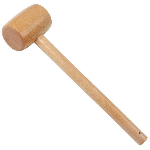 Jinmange woodworking tools beat the waist and back to install wooden hammer wooden hammer beech hammer solid wood hammer wooden mallet wooden hammer 50x75mm arc large size