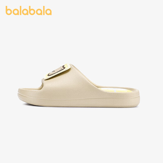 Balabala 2026 New Children's Slippers Girls Baby Cartoon Summer Indoor Slippers Little Girls Soft Soled Light Sandals Textured Brown 25 Inner Length 17cm Suitable for Feet Length 16-16.5cm