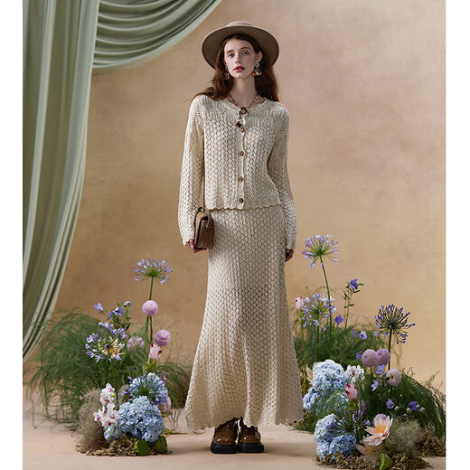 Wancaoyi (wancaoyi) 2026 spring new suit H35133511 off-white XS