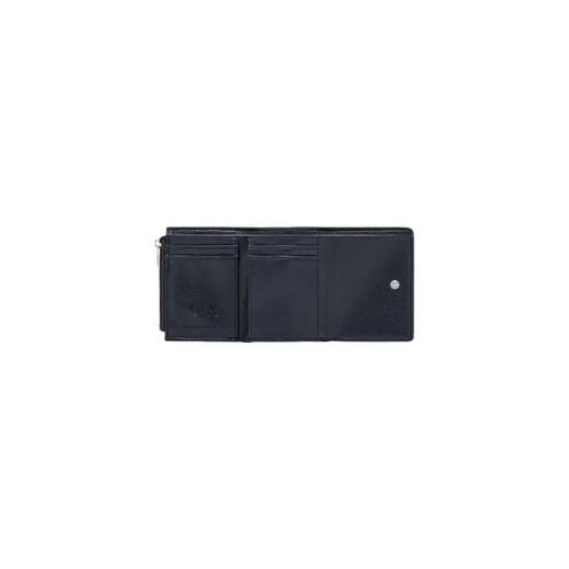 Armani EXCHANGE Women's Logo Wallet Storage Portable Carry Anti-wear Surface Thin Structure Black One Size