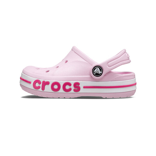 Crocs (CROCS) Baya Crocban children's clog shoes beach shoes boys and girls toe-cap slippers/207018/207019 ballet pink/candy pink-6TG 35 (215mm)