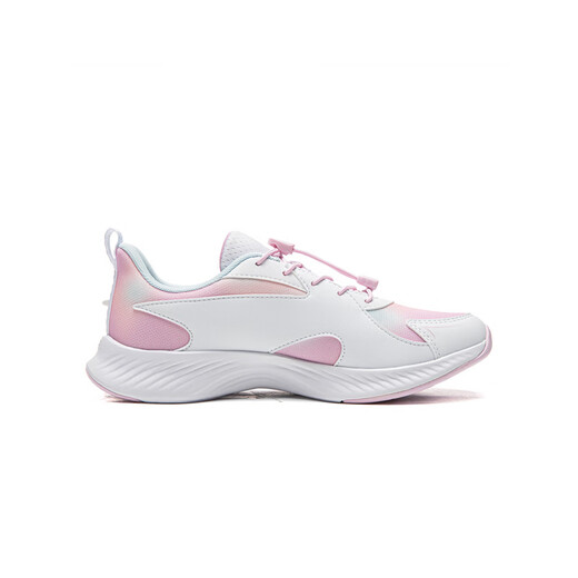 Li Ning (LI-NING) Lingyue 2 V3 | shock-absorbing running shoes for young men, new rebound versatile fashion sports shoes, fog pink/light clear blue-2 37