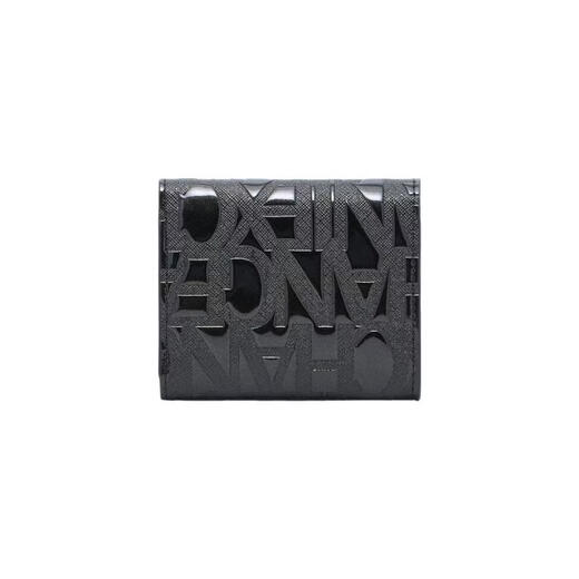 Armani EXCHANGE Women's Logo Wallet Storage Portable Carry Anti-wear Surface Thin Structure Black One Size