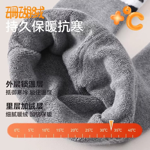 Mianqi Bear Baby Leggings Autumn and Winter Thickened Big Butt Cotton Pants Baby Winter Tights Children's Warm Pants Plus Velvet Pantyhose KW152-850-Panda-Pantyhose Single Pack Thickened Terry Keeps Warm 1-2 Years Old - Suitable for Height 75-85cm Recommended Weight 15-22 Jin Jin is equal to about 0.5 kg