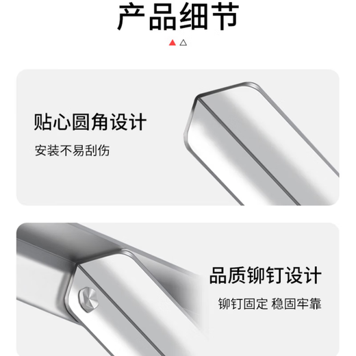 Air conditioner outdoor unit bracket Air conditioner accessories Air conditioner bracket Air conditioner hanging air conditioner outdoor unit air conditioner 1.5 hp 3 hp 2 hp 304 stainless steel Gree Midea Haier Universal 5 hp - large 7P thick 2.3mm with 8*80 screws