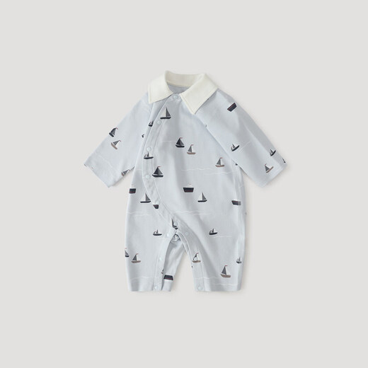 Bali Piggy Baby Jumpsuit Spring and Autumn Pure Cotton Category A Outing Clothes for Small Months Four Seasons Toddler Clothes Baby Spring Clothes Sparkling Voyage 66cm