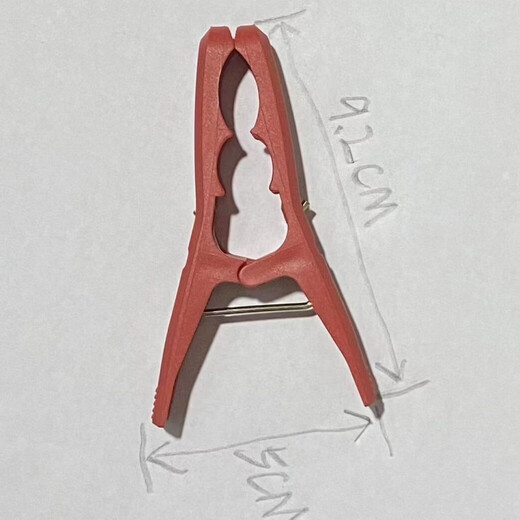 Special clip for hanging winter melon, large vine support, wholesale mangosteen, tomato, cucumber, vine support, tying branches and fixed vine clip, large red clip 100 pieces