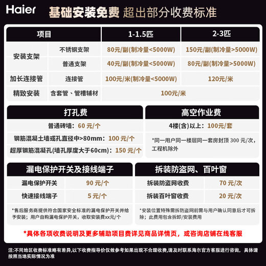 Haier Air Conditioner Air Washing Technology Model 1.5 HP First Class Energy Efficiency Frequency Converter Purification and Sterilization Pro Model Air Conditioner Hang-up Home Appliances National Subsidy KFR-35GW/E3-1Pro