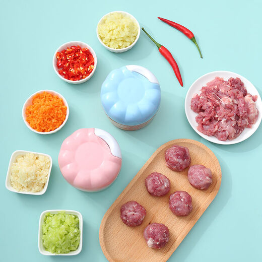 Yongfan manual garlic masher, garlic masher, garlic masher, garlic crusher, garlic mincer, pink