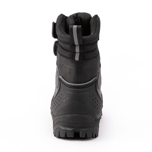 Yakus motorcycle riding shoes motorcycle boots anti-fall real cowhide knob buckle waterproof outdoor riding Vibram bottom anti-slip L60884 black 40