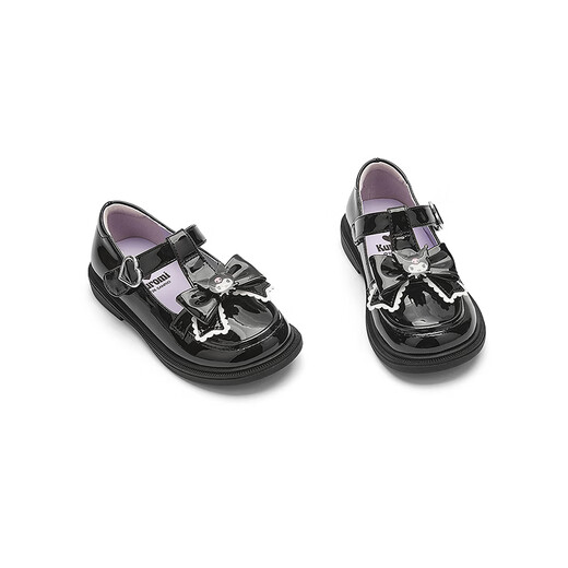 BALABALA Kulomi IP mall same style BALABALA children's casual shoes girls 2025 new spring and autumn princess shoes black 90001 26 (foot length 15.8-16.2/inner length 17)