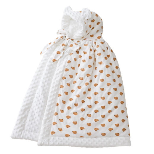 Baby cloak cloak autumn and winter outdoor windproof jacket for men and women baby thickened windshield quilt children's shawl winter Feilong Chengyun thickened quilted cloak (06 years old) length 95cm 42 F without zipper