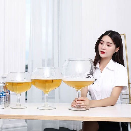 Brangdy upgraded internet celebrity wine glass extra large capacity goblet hero cup KTV bar wedding use 2000ML