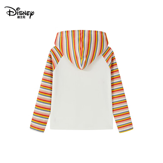 Disney children's T-shirt long-sleeved baby bottoming shirt children's 2026 spring new children's clothing hooded striped all-match top