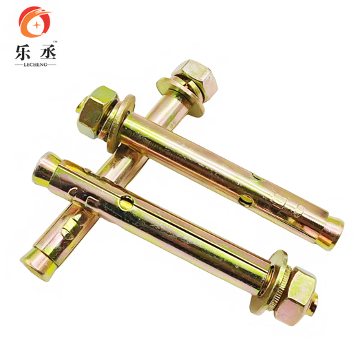 Fantasy expansion screw 8mm whole box national standard galvanized iron expansion screw bolt color zinc pull explosion explosion screw external expansion 6 M20*200 (25 pieces) punching 25 mm