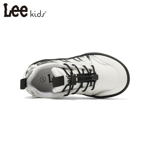 LEE KIDS children's sports shoes men's and women's running shoes 26 spring new running shoes non-slip wear-resistant running shoes casual shoes black and white 26 inner length 17.0cm suitable for feet length 16.0-16.5cm