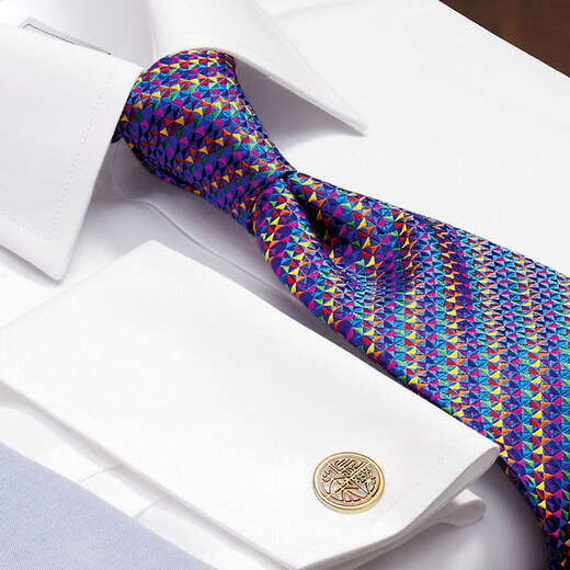 Kaflink (KFLK) Changle Weiyang stainless steel hollow French cufflinks men's shirt cuff buttons shirt sleeve nails custom engraving K044 gold