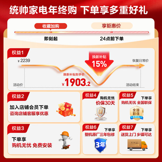 Leader Haier Smart Home drum washing machine fully automatic small household ultra-thin flat-mounted home appliance subsidy 15% 3.5KG baby underwear washing TQGM35-B80Q2