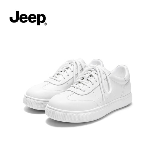 Jeep casual style sneakers for women 2026 spring and summer new style retro simple white shoes light soft sole not tired feet women's shoes white 35