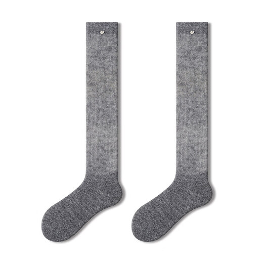 Pami PRIMEET/Pami gray calf socks autumn and winter new stockings warm pile socks miu stockings dark gray - pack 1 pair one size fits all (suitable for sizes 36-39)