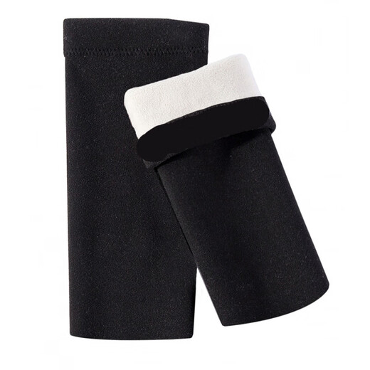 Ao Yan Lai woolen knee-pad stockings for women in autumn and winter, 30 cm, black, M 80-110 Jin Jin equals 0.5 kg