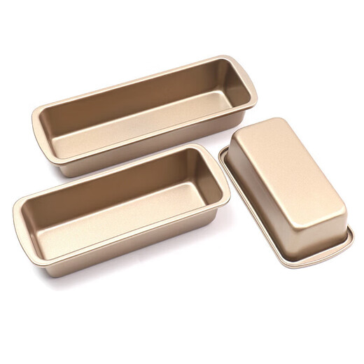YOUQIN (YOUQIN) same quality pound cake bread mold rectangular non-stick toast box commercial oven household baking pan baking grinder 3 pack medium rectangular mold more economical