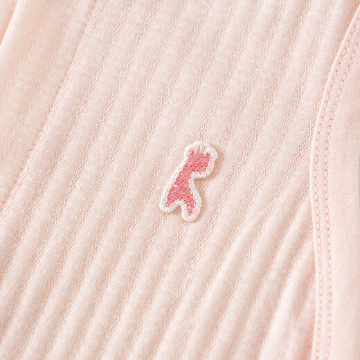 Tongtai (TONGTAI) baby sleeveless jumpsuit summer pure cotton baby clothes children's pipa clothing open crotch crawler suit pink 73cm