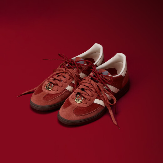 Adidas He Cong's same T-toe shoes HANDBALL SPEZIAL New Year's sneakers Adidas Clover Glory Amber/Han Jade White/Resin Yellow 35.5