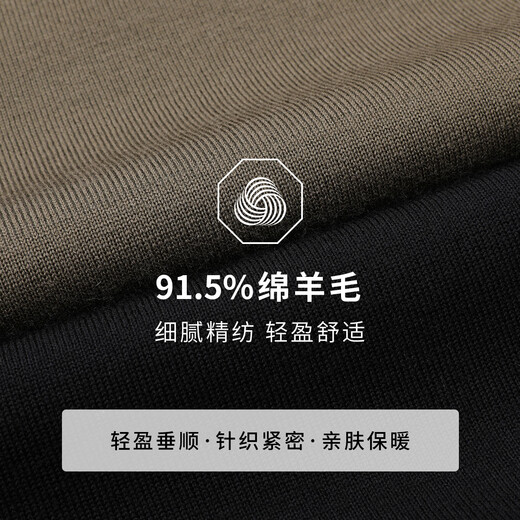 Langden Sheep Wool Blended Autumn and Winter Men's Wool Cardigan Jacket Thick Baseball Collar Knitted Top for Men