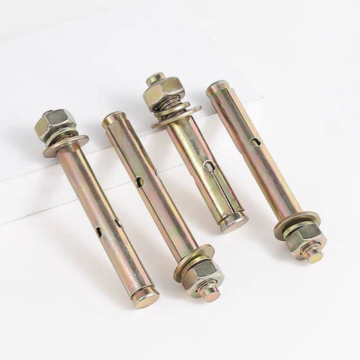 Sailotou whole box of electro-galvanized color expansion screws with holes for ceiling air conditioning special M6M8M10M12 M8*120 box of 80 openings 10