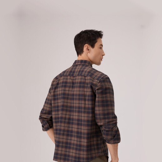 Levi s shopping mall same style Levi's 26th spring and summer new men's retro casual shirt A7210 dark brown L