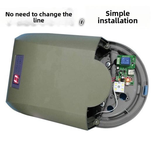 Doorman remote control garage door electric door opener flip door electric door automatic door opener new 1000N machine head with two remote controls